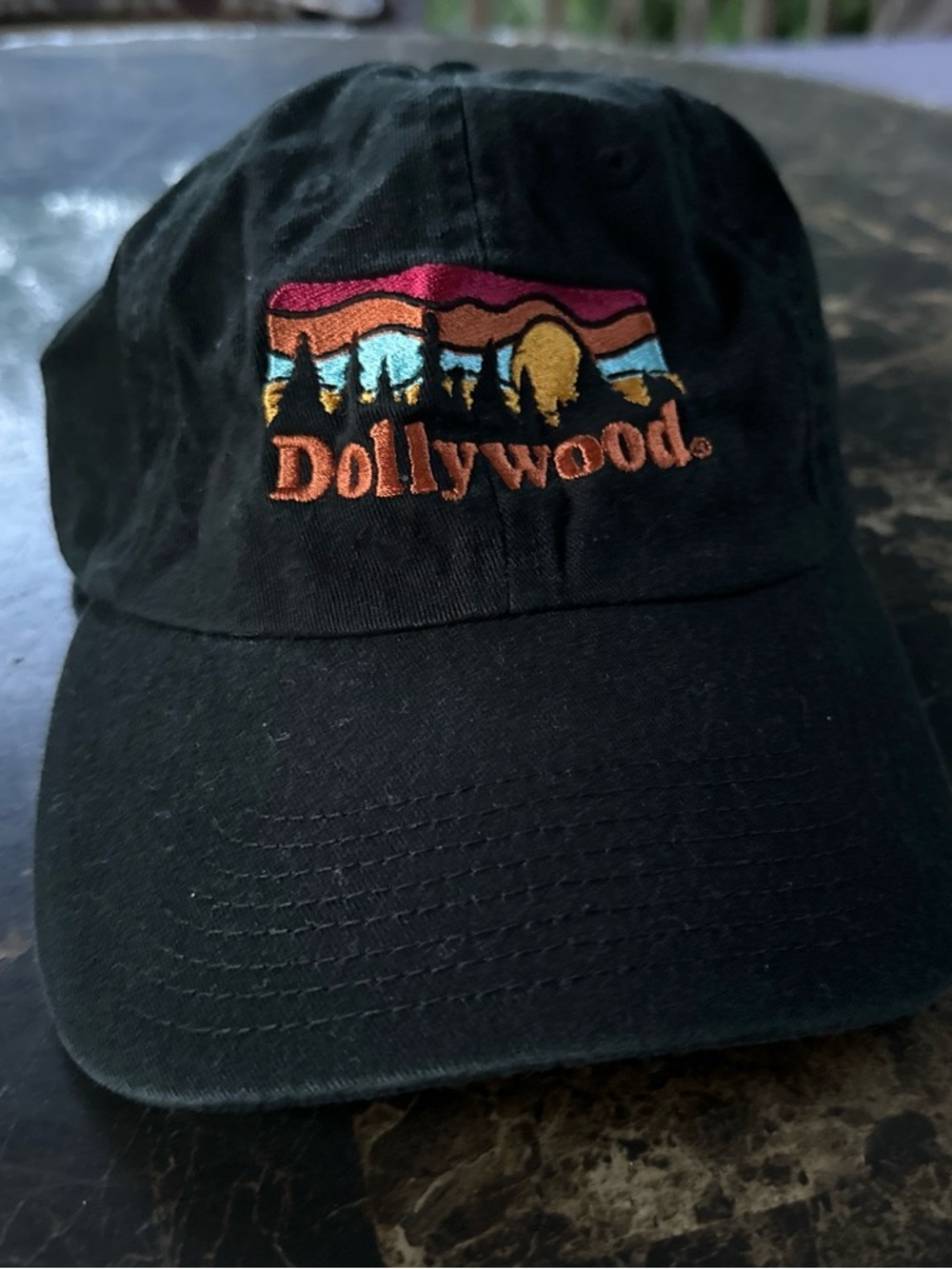 Fahrenheit Black Baseball Cap with Multicolor Embroidered Patch